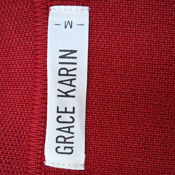 NWOT Grace Karin Open Front Sweater Blazer - Picture 4 of 4
